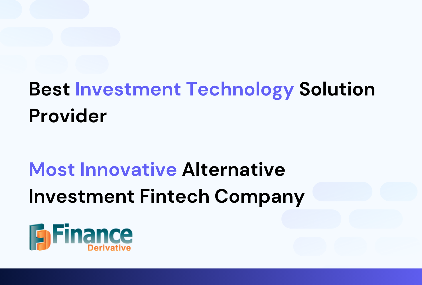 Bite wins two awards in the Finance Derivates Awards 2024