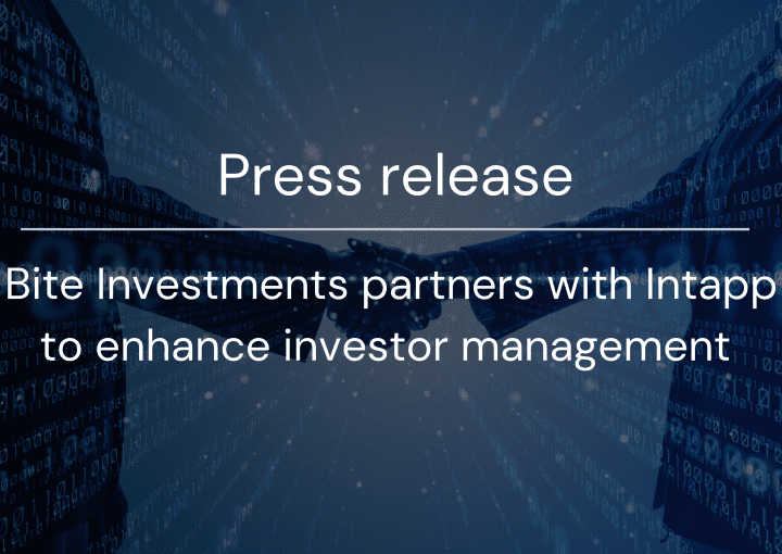 Press release: Bite Investments partners with Intapp to enhance investor management