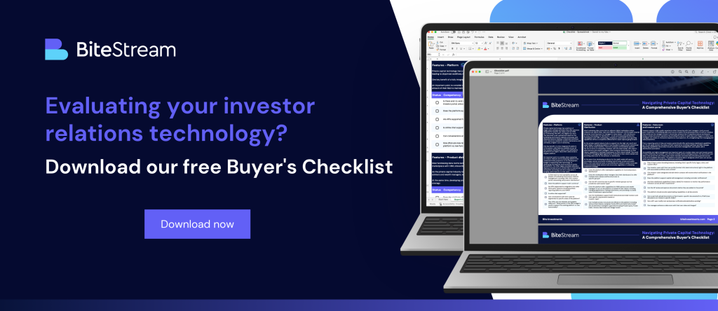 Bite Stream: Evaluating Your Investor Relations Technology? Download Our Free Buyer's Checklist